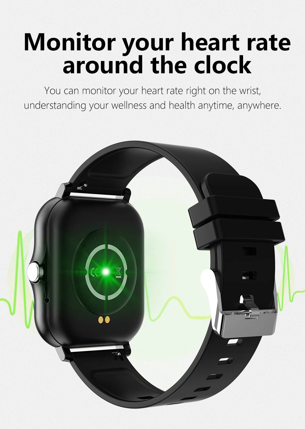 1.83'' Sport Smart Watch Fitness Clock Health Monitor Waterproof Smartwatch Wireless Call Watches for Men Women IOS Android 2025