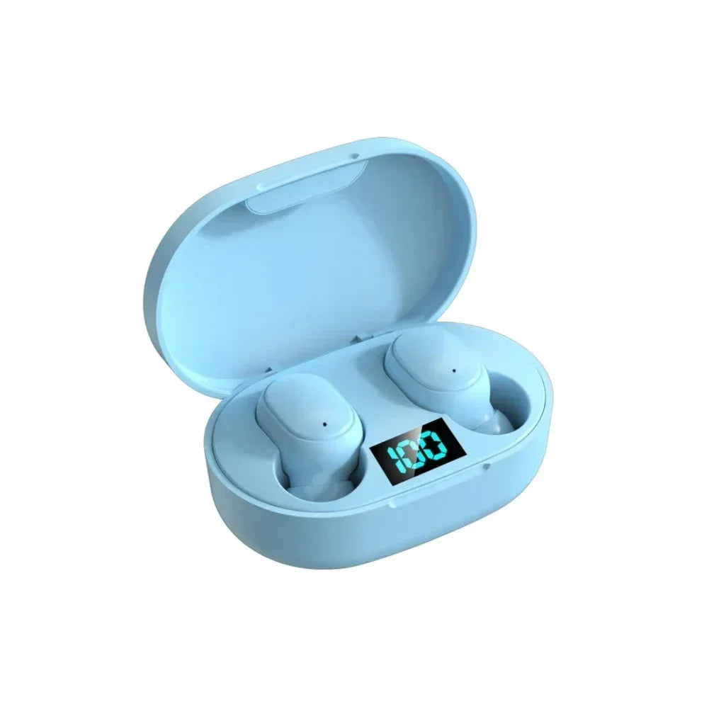 2026 New E6S Wireless Earbuds Noise Canceling Waterproof Ear Buds in-Ear Stereo Headphones with LED Display Charging Case