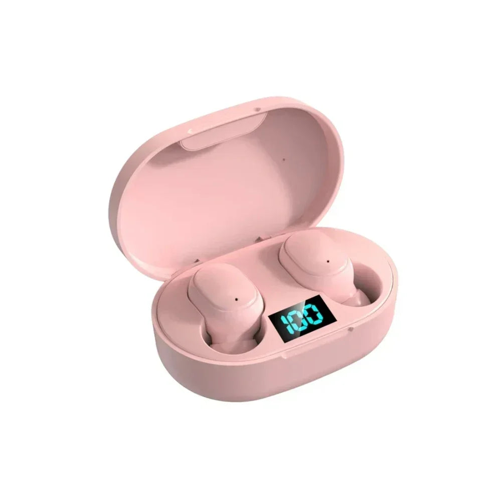 2026 New E6S Wireless Earbuds Noise Canceling Waterproof Ear Buds in-Ear Stereo Headphones with LED Display Charging Case