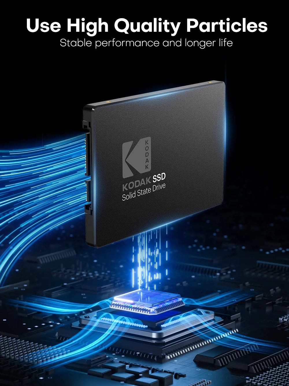 KODAK x120Pro 2.5 Inch Solid State Drive SSD SATA3.0 High-Speed Interface 550M/S Read Speed Suitable for Desktops Laptops