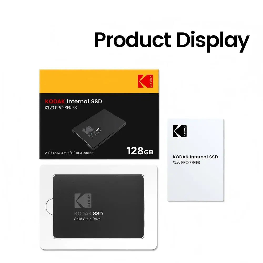 Kodak X120 Pro 2.5" SATA III Internal Solid State Drive SSD 1TB 512GB 256GB 128GB for Laptop Computer PC