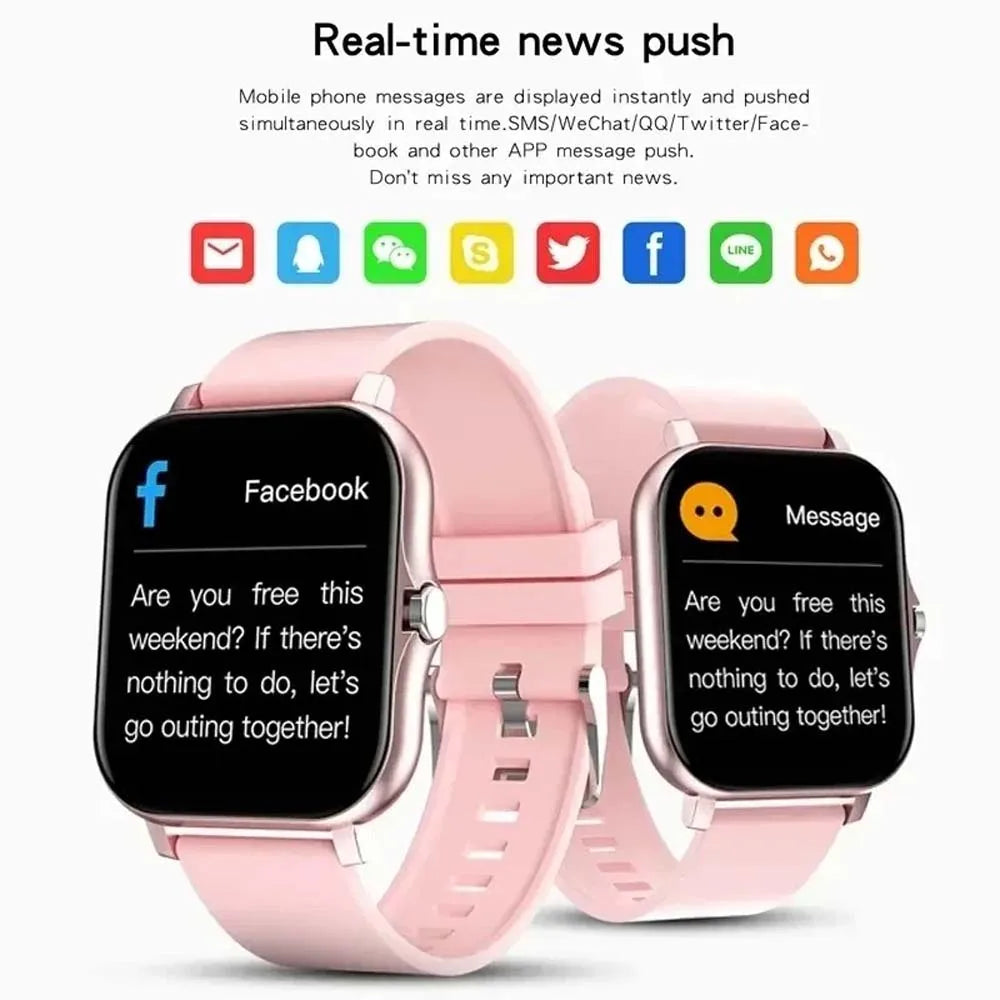 1.83'' Sports Smart Watch Fitness Clock Health Monitor Waterproof Smartwatch Wireless Call Watches For Men Women Android Ios New
