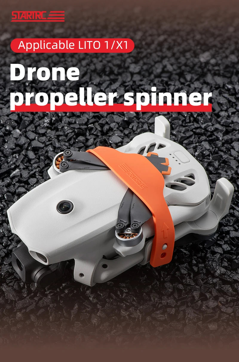 Propeller Protector for DJI Lito 1 Accessories Clip-On Drone Blade Holder with Safety Fixed Strap Lightweight Prop Protector