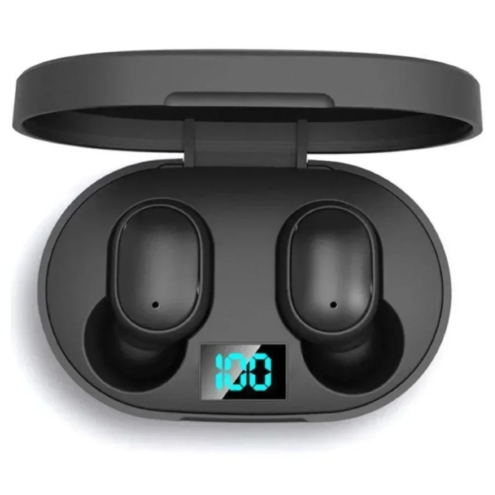 2026 New E6S Wireless Earbuds Noise Canceling Waterproof Ear Buds in-Ear Stereo Headphones with LED Display Charging Case