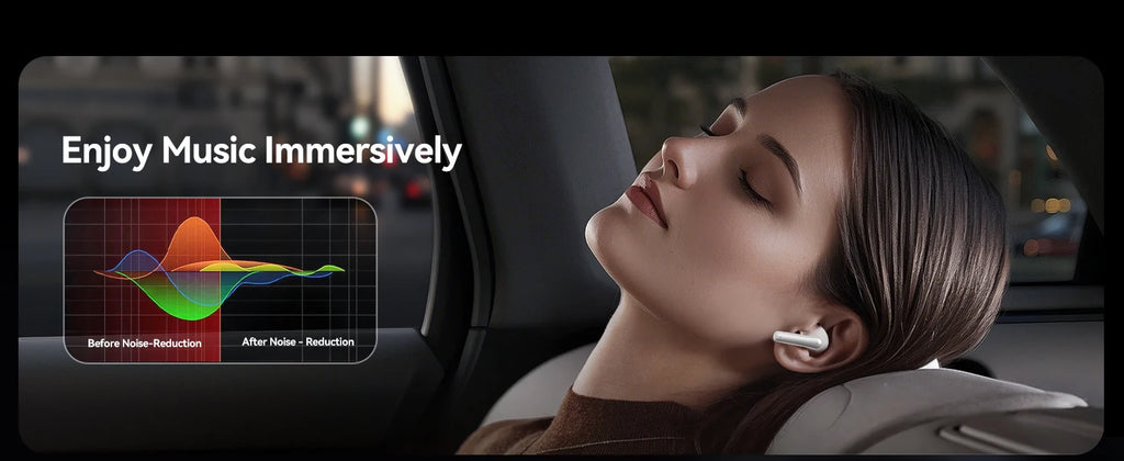 Original Bluetooth Wireless Earbuds ENC Noise Cancelling Mic 36H Playtime Deep Bass Stereo Sound IP7 Waterproof LED Display