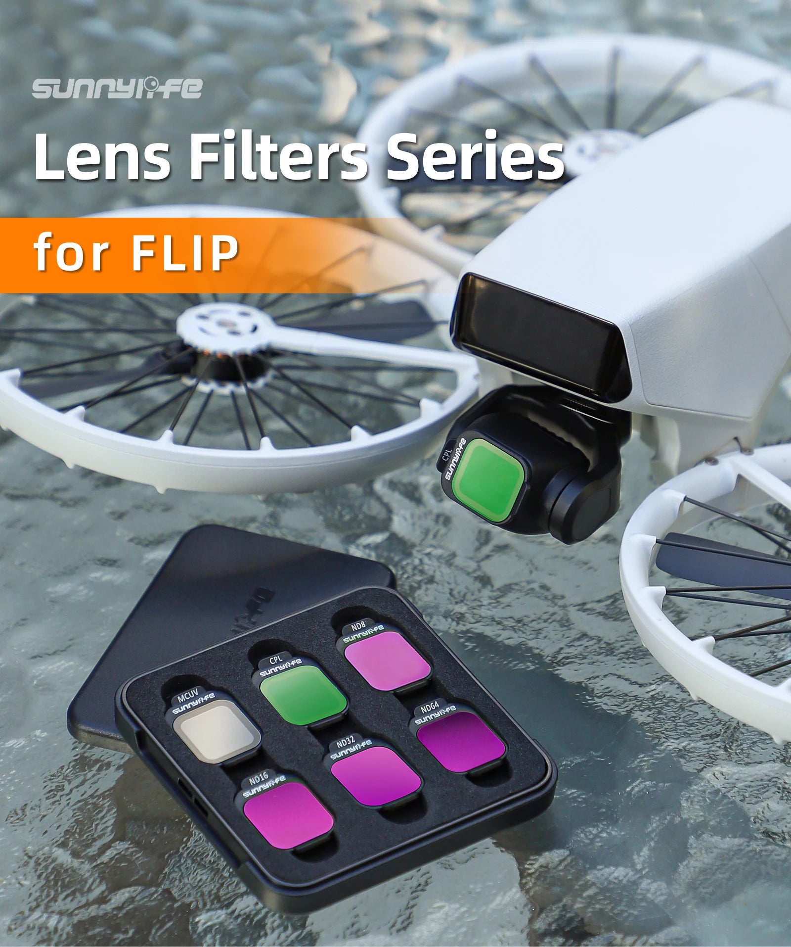 For DJI Lito X1 Lens Filters ND8/16/32/64 Filter FLIP HD Photography MCUV/CPL Kit Drone Optical Glass Camera Accessory