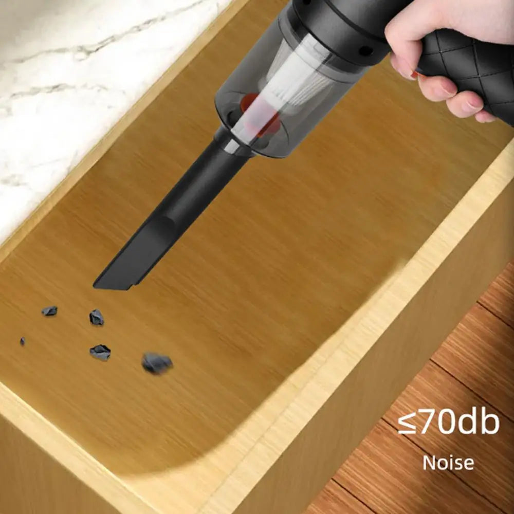 Vacuum Cleaner For Car Mini Portable Rechargeable Vacuum Cleaner Powerful Rechargeable Cordless Vacuum 4500PA Multi-Function Car