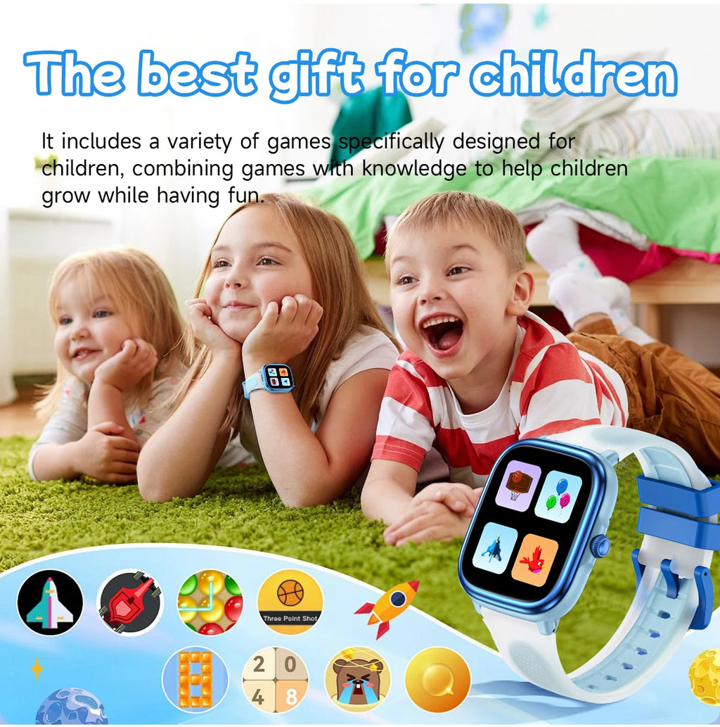 New Smartwatch BT Call Health&Sleep Monitoring 1.83''HD Screen Kids Smart Watch Waterproof Fashoin Sports Bracelet For Women Men