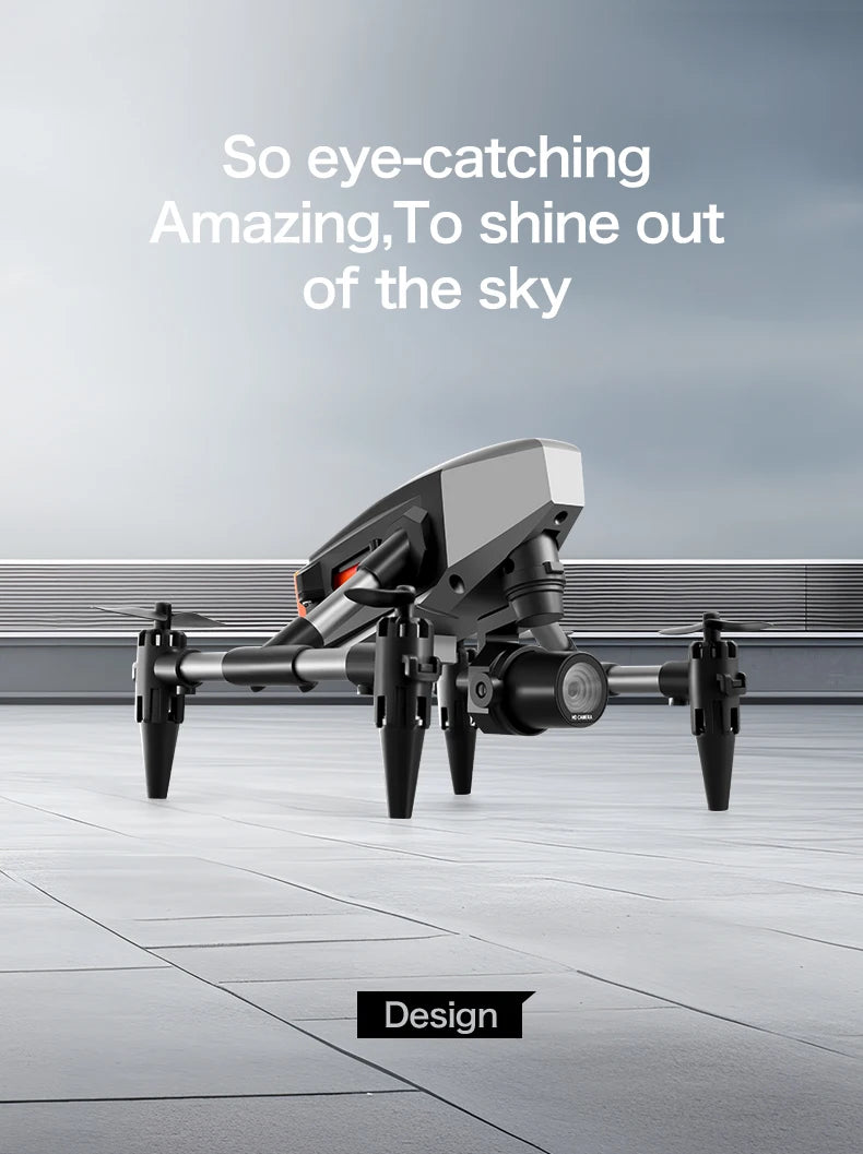 XD1 mini Drone Aluminium 8k Aerial Video Camera Optical Flow Fixed Height Quadcopter 360° Flip RC Dron for Kids Toys Boy