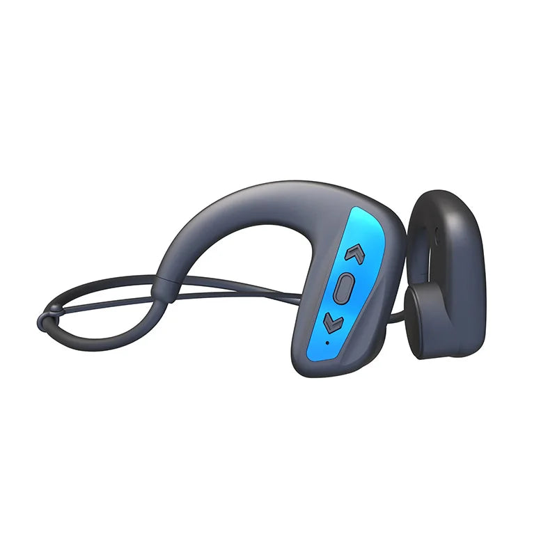 Waterproof Bluetooth IPX8 Bone Conduction Headphones Wireless Sports Earphones with 32GB Storage for Running, Diving, Swimming