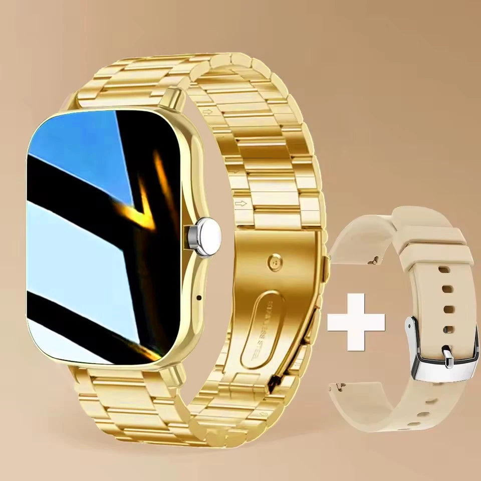 New Smart Watch Android IOS Phone 2.01'' Inch Color Screen Bluetooth Calls Blood Oxygen Monitor smartwatch For Women Men Gifts