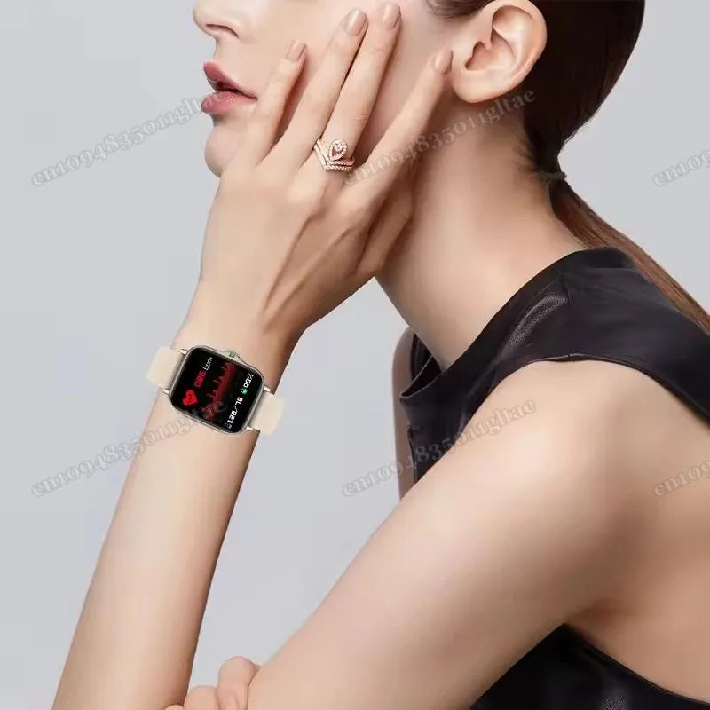 New Smart Watch For Android IOS 1.83Inch Color Screen Bluetooth Call Blood Oxygen/Pressure Monitoring Smart Watch Women Men MA27