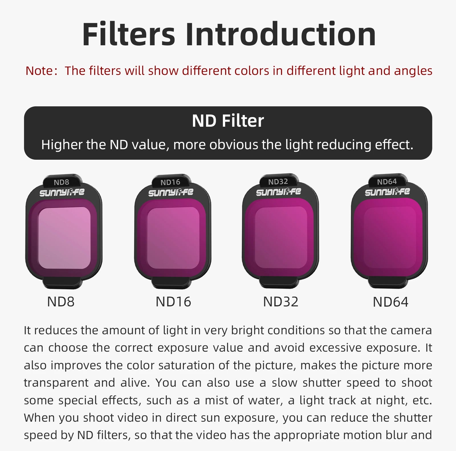 For DJI Lito X1 Lens Filters ND8/16/32/64 Filter FLIP HD Photography MCUV/CPL Kit Drone Optical Glass Camera Accessory