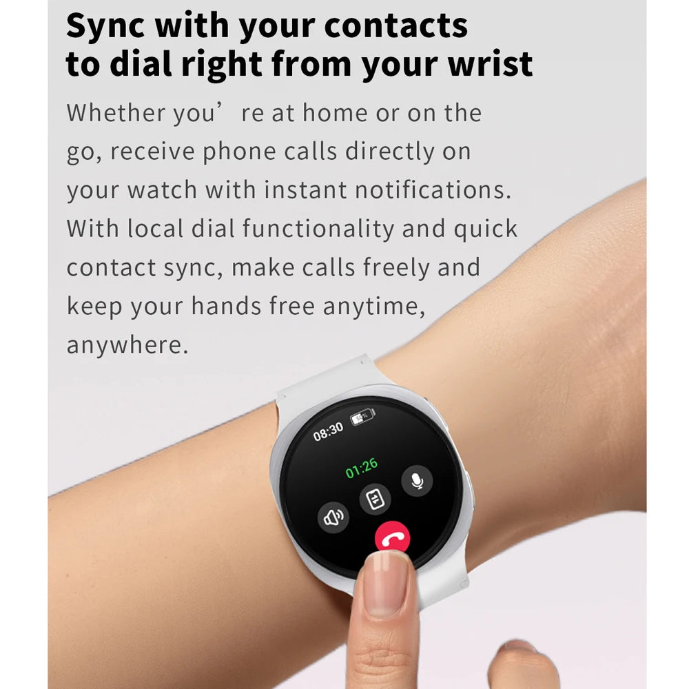 2025 Watch GPS Track Smart Watches For Men Women Sport Heart Rate Bluetooth Call NFC IP68 Waterproof Compass Smartwatch 8 Mini