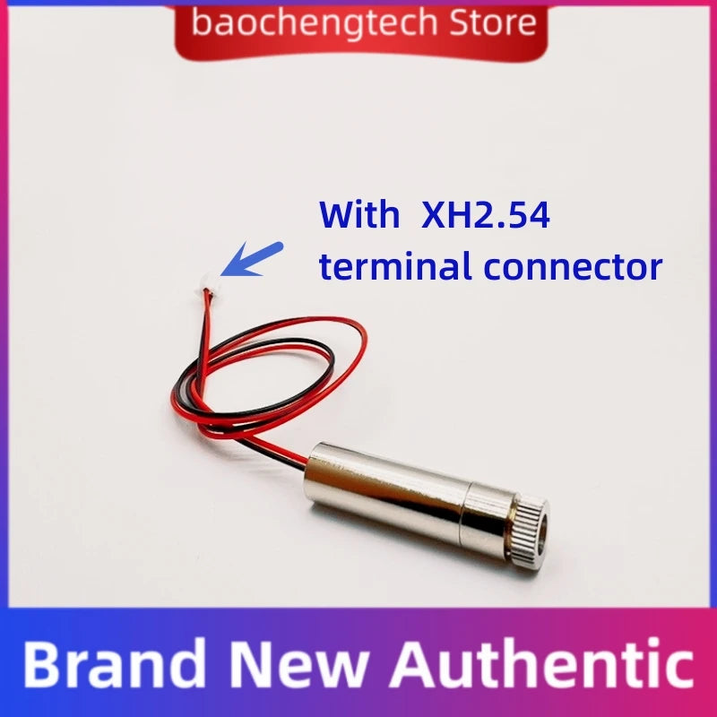 250mw high-power laser module 650nm adjustable focal length 12mm red laser DIY engraving  with XH2.54 terminal connector
