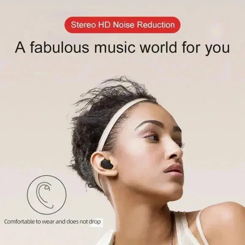 E6S Wireless Earbuds Noise Canceling Waterproof Ear Buds in-Ear Stereo Headphones with LED Display Charging Case