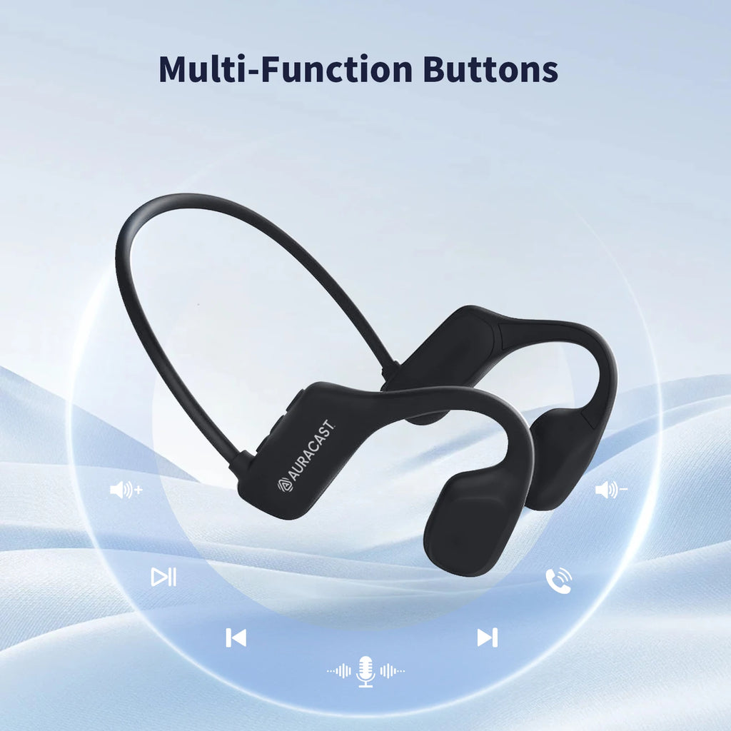 Bone conduction headphones Bluetooth 5.4 with aptX HD/LL LE Audio Auracast Up to 12 hours of battery life Wireless headphones