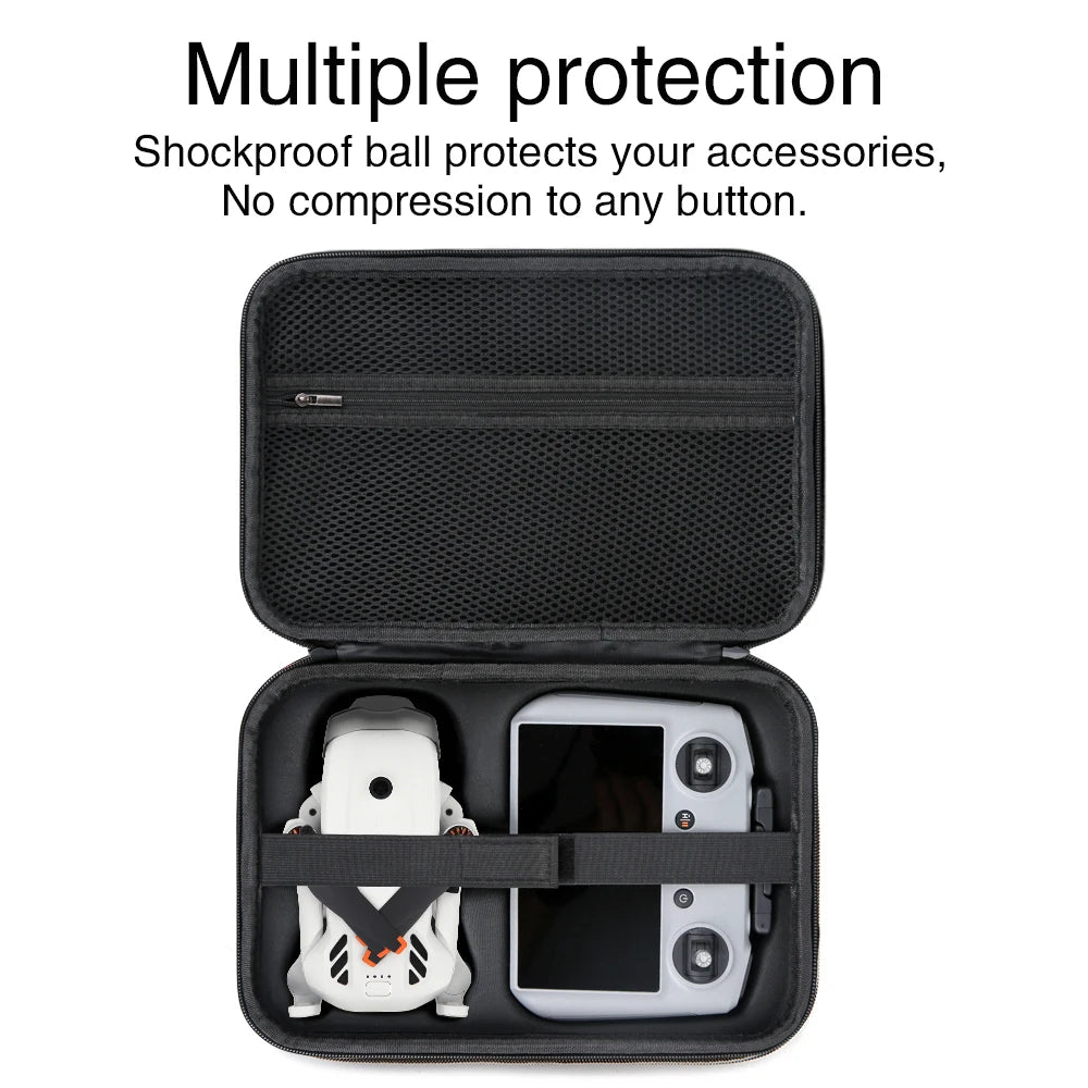 For DJI LITO X1 1 RC 2 RC N3 Portable Hard Shell Storage Bag Box Shockproof Travel Carrying Case Handbag Drone Accessories ﻿