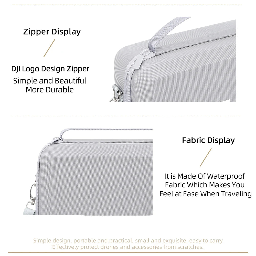 For DJI LITO X1 1 RC 2 RC N3 Portable Hard Shell Storage Bag Box Shockproof Travel Carrying Case Handbag Drone Accessories ﻿