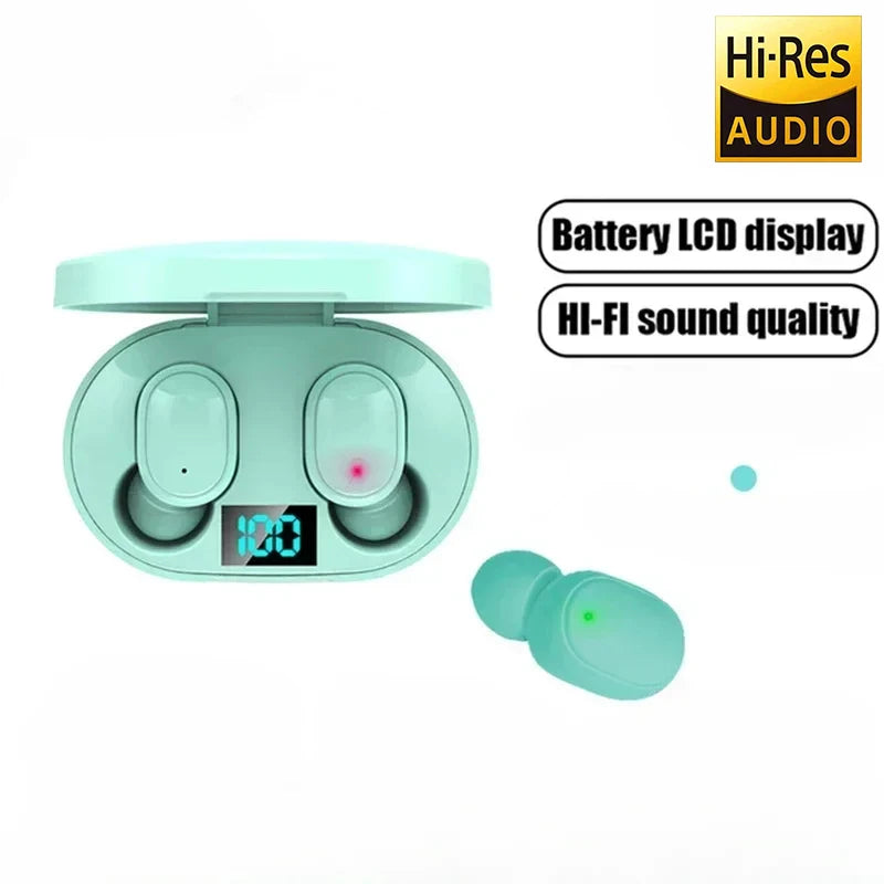 Wireless Bluetooth Earphones TWS Fone Bluetooth Headset Wireless Earbuds Noise Cancelling Earphones With Mic LED Display