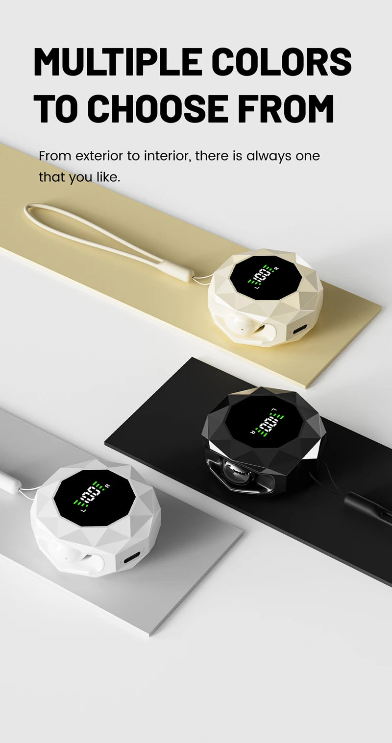 MINI Headphones Wireless Bluetooth Earphones 6.0Chip In Ear Invisible Headsets HIFI Bass Sleep Earbuds Noise Reduction Earphone