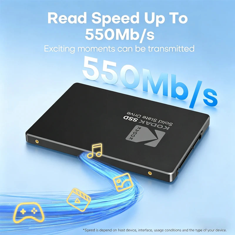 Kodak X120 Pro 2.5" SATA III Internal Solid State Drive SSD 1TB 512GB 256GB 128GB for Laptop Computer PC