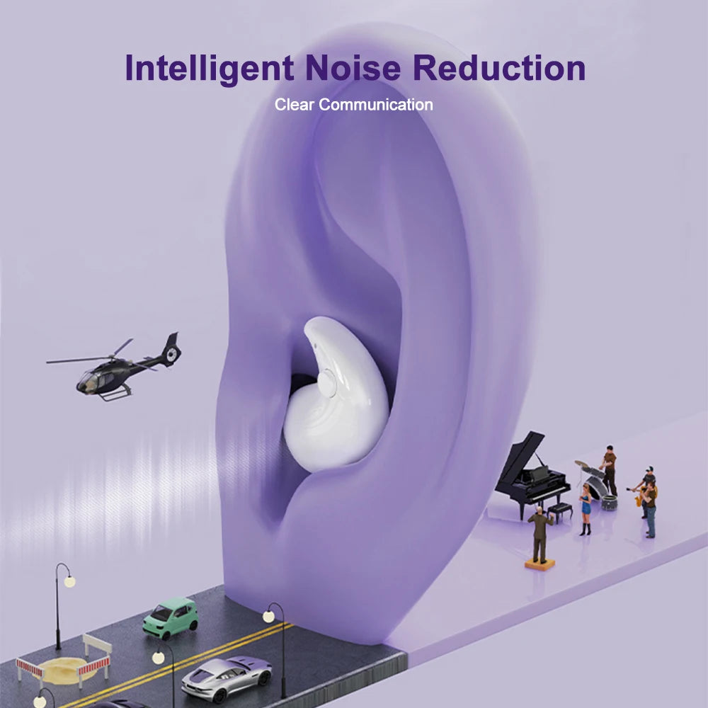 Mini Deep sleep Earbuds Bluetooth 5.3 Waterproof Earphone Noise Reduction Hidden Sports Headset Invisible Sleep Headphones