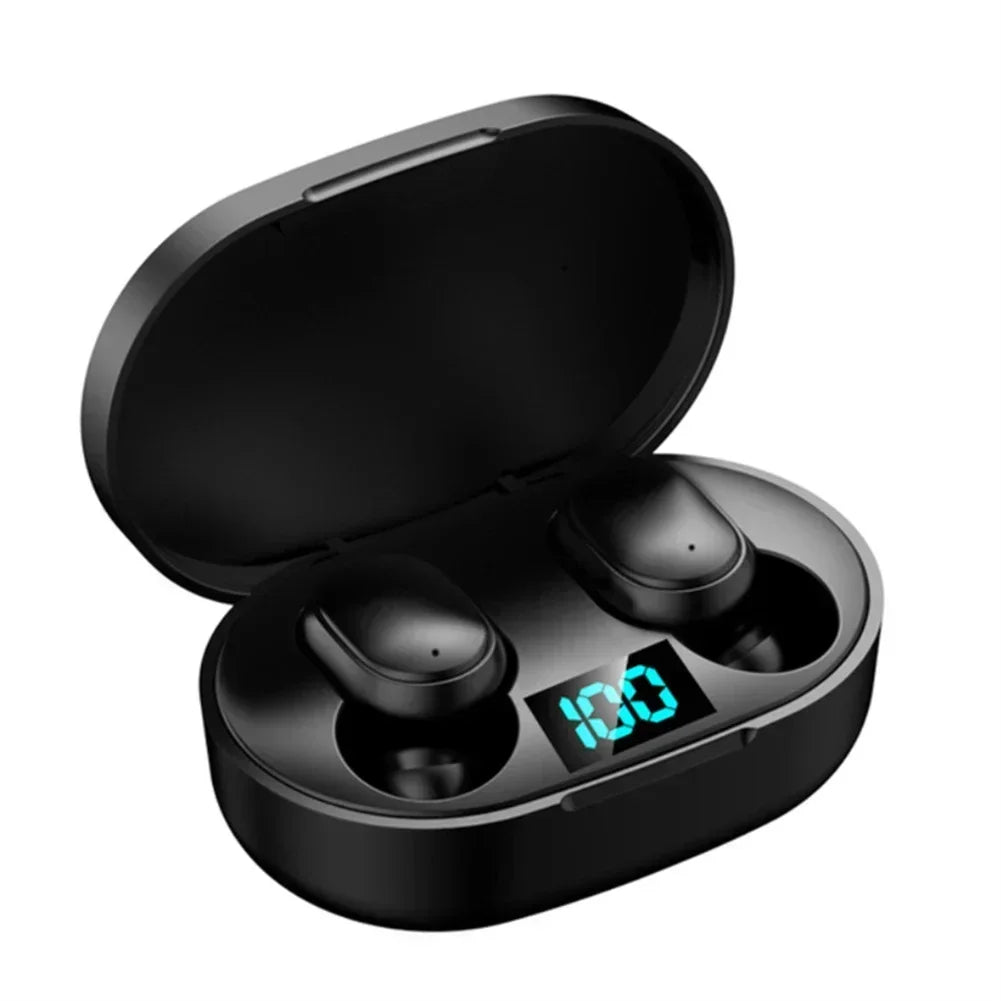 2026 New E6S Wireless Earbuds Noise Canceling Waterproof Ear Buds in-Ear Stereo Headphones with LED Display Charging Case