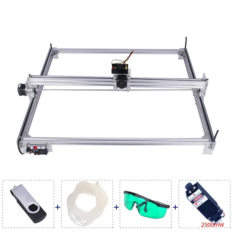 6550 Laser Engraver 20W CNC Laser Engraving Machine Work Area 65cm*50cm Wood Router Machine with Offline Controller