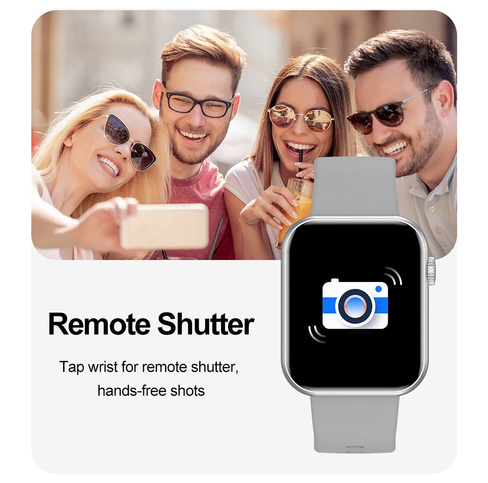 Bluetooth Call Smart Watch Women Health Monitor Watch Customizable Dial Fitness Sports Waterproof Watch Men Android IOS 2025 New
