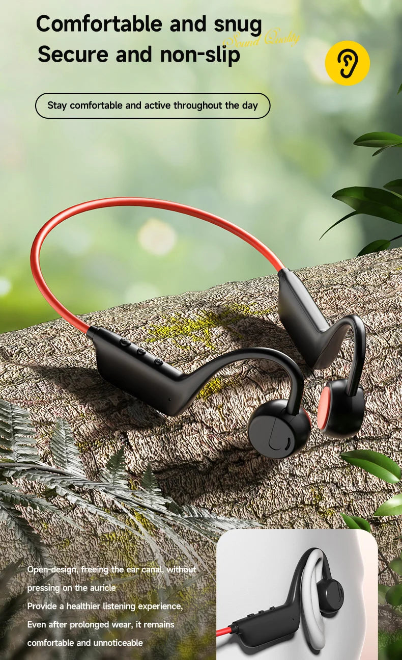 Bone Conduction Earphones Wireless Swimming Sports Earphones for Fitness Sports