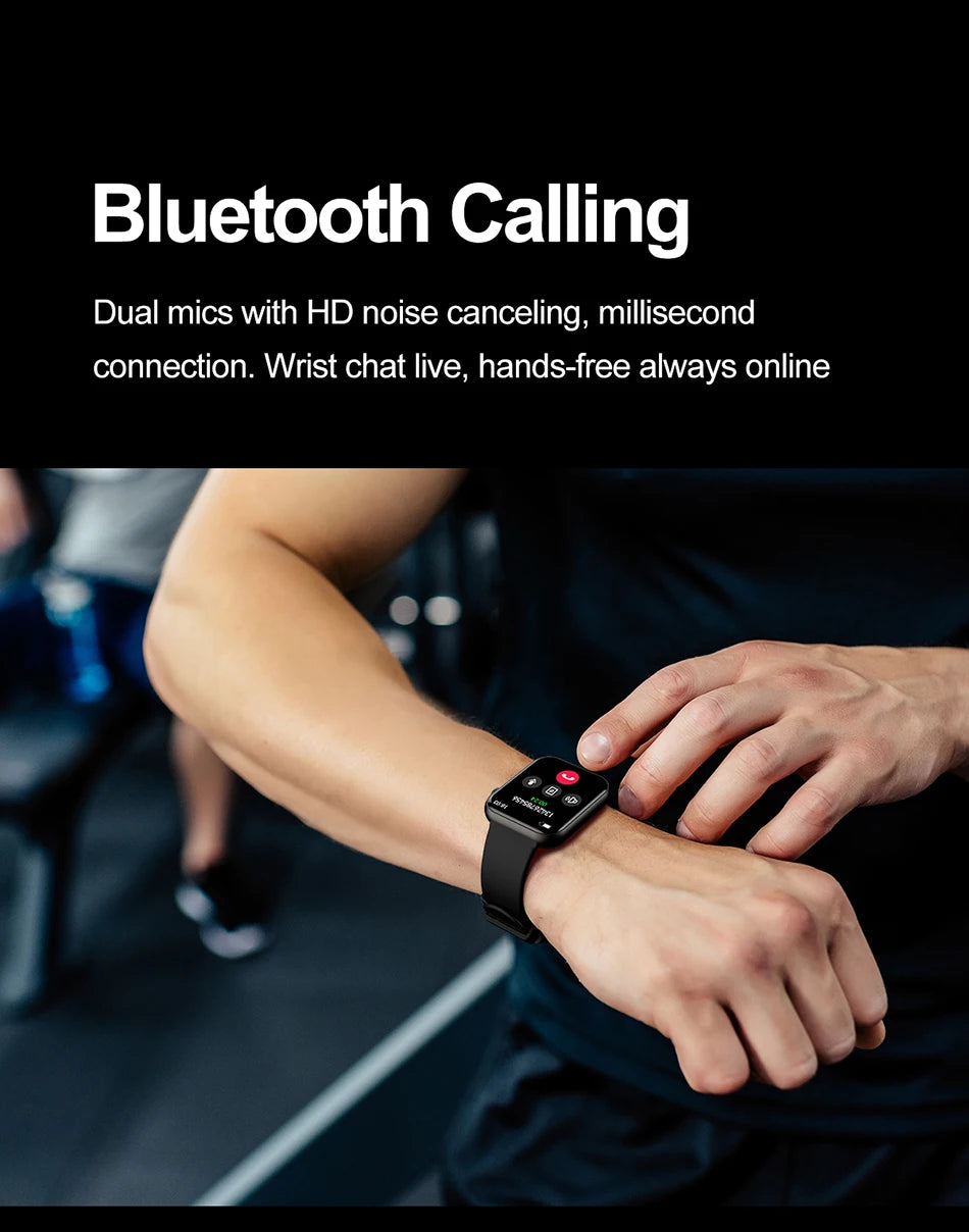Bluetooth Call Smart Watch Women Health Monitor Watch Customizable Dial Fitness Sports Waterproof Watch Men Android IOS 2025 New