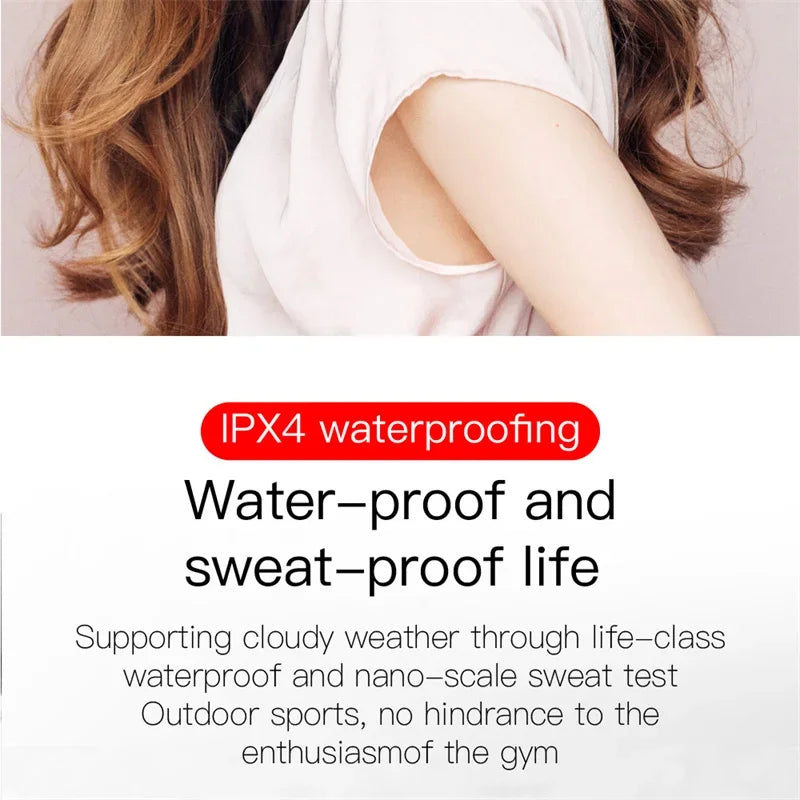 Wireless Bluetooth Earphones for Smartphones E6S TWS Digital Display Noise Cancelling Earbuds with Mic HiFi Stereo Sound Headset