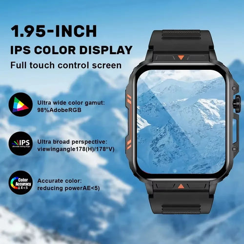 2026 Smartwatch 1.95" Inch Screen Health Monitoring Watches IP68 Waterproof  Sport Fitness Smart Watch Android IOS For Men Women