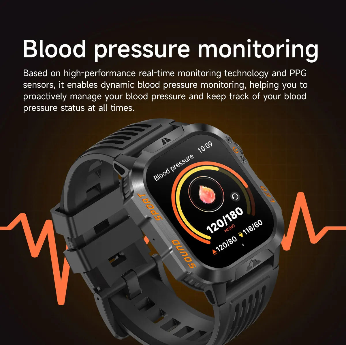 New Smart Bracelet Watch Bluetooth Call Heart Rate Blood Oxygen Pressure Weather Phyiological Cycle Sports Tracker