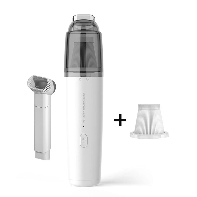 Multi-Functional Mini Wireless Handheld Car Vacuum with Strong Suction Low Noise Portable Essential for Home and Car