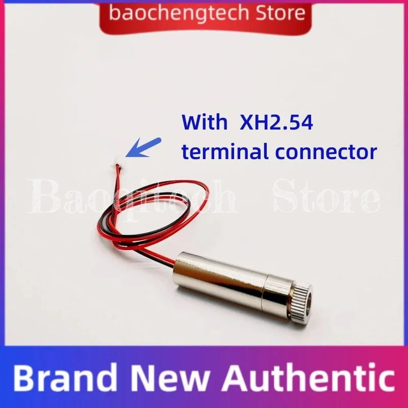 250mw high-power laser module 650nm adjustable focal length 12mm red laser DIY engraving  with XH2.54 terminal connector