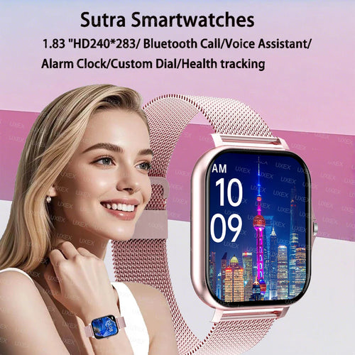 1.83'' Sports Smart Watch Fitness Clock Health Monitor Waterproof Smartwatch Wireless Call Watches For Men Women Android Ios New