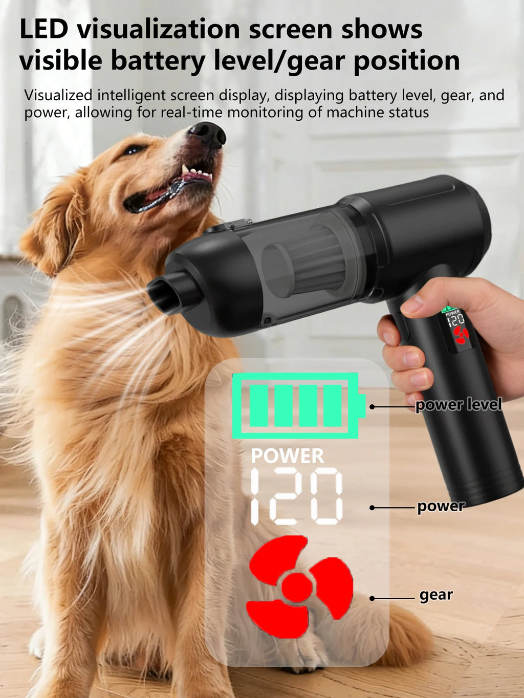 Portable Handheld Vacuum Cleaner ,High Power Mini Car Vacuum , Instant Suction Without Backflow ,Ideal for Car Interior & Home