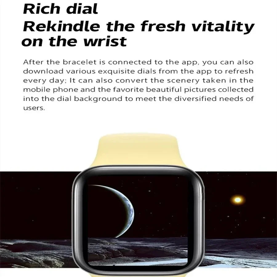 2025 Sports Smartwatch For Men Women Android IOS Phone 1.73" Screen Bluetooth Answer Call Heart Rate Fitness Tracker Watches