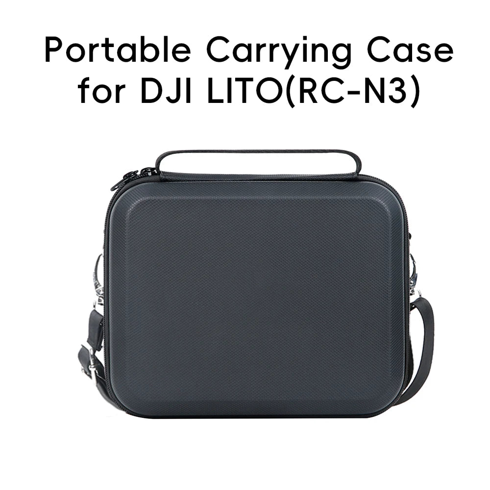 For DJI LITO X1 1 RC 2 RC N3 Portable Hard Shell Storage Bag Box Shockproof Travel Carrying Case Handbag Drone Accessories ﻿