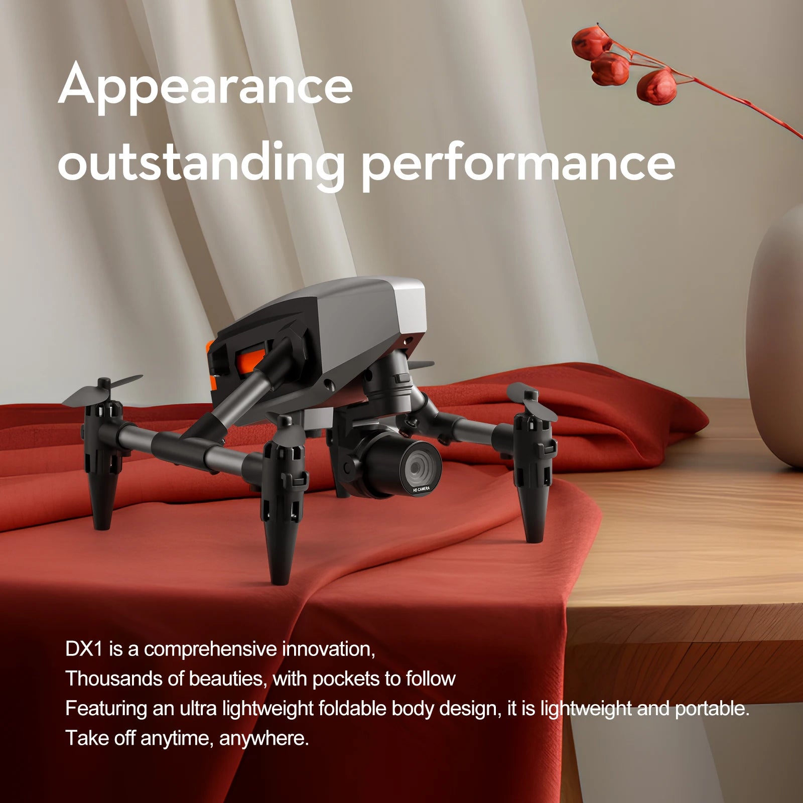 XD1 mini Drone Aluminium 8k Aerial Video Camera Optical Flow Fixed Height Quadcopter 360° Flip RC Dron for Kids Toys Boy
