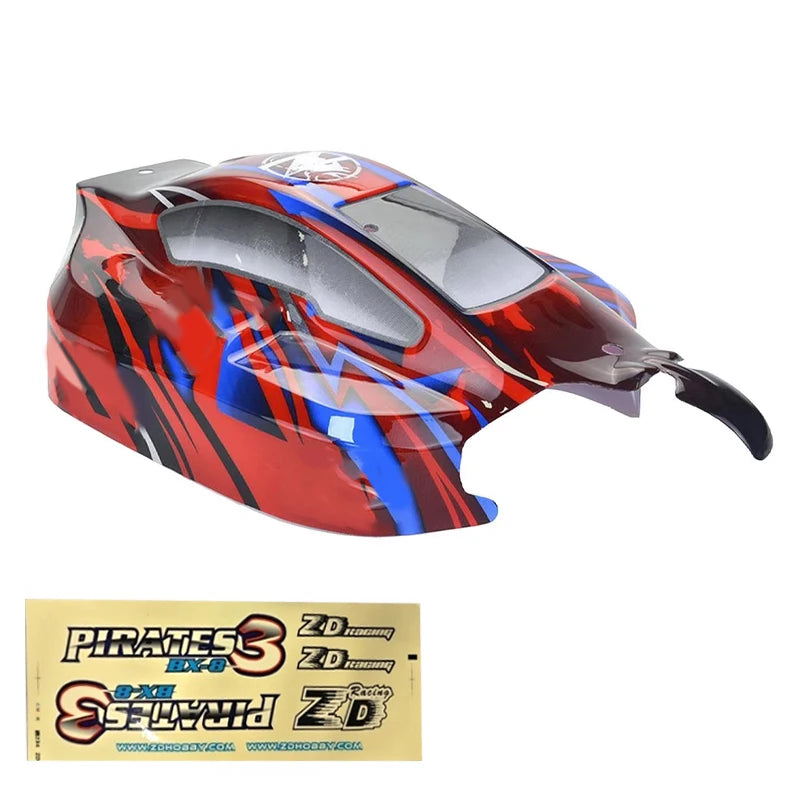 ZD Racing 1/8 RC Truck Car Body Shell Cover PVC Car Shell Part For 1:8 Off-road Buggy 8459 9116 08427 RC Racing RC Car Parts