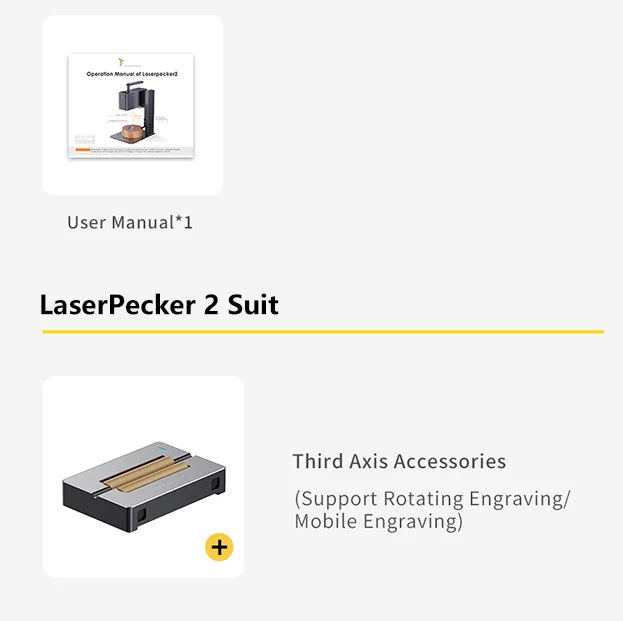 LaserPecker Laser Engraver Portable Easy to Use Fast Engraving Speed Multi Material Laser Engraving Machine With 2k 5W LP2 Pro