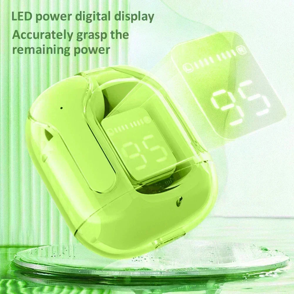 T2 Wireless Mini Earbuds LED Power Digital Display TWS Headset Stereo Sound Bluetooth-compatible 5.3 for IPone Xiaomi Oppo Vivo