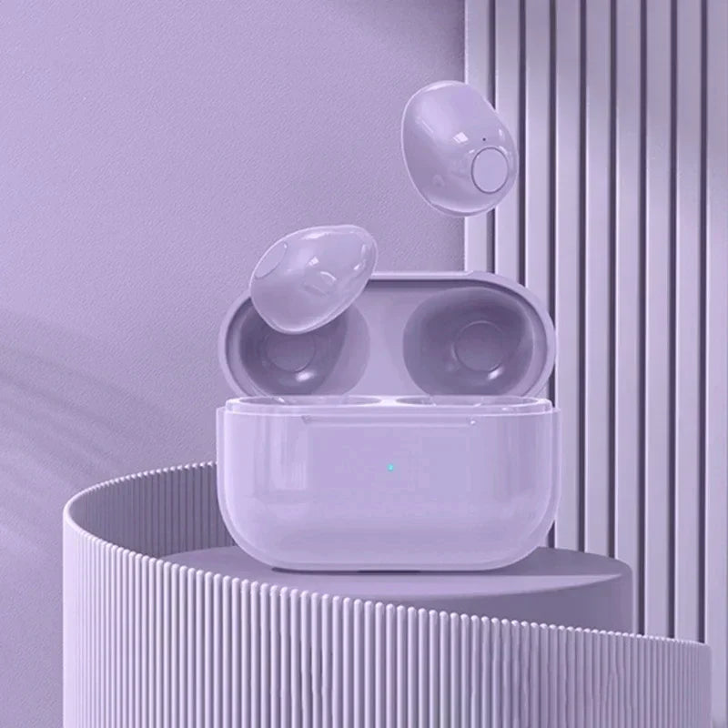 Invisible Earphones Mini Headphones Bluetooth TWS Wireless Sleepwith Microphone HD Call Semi-In-Ear Earbuds Noise Reduction