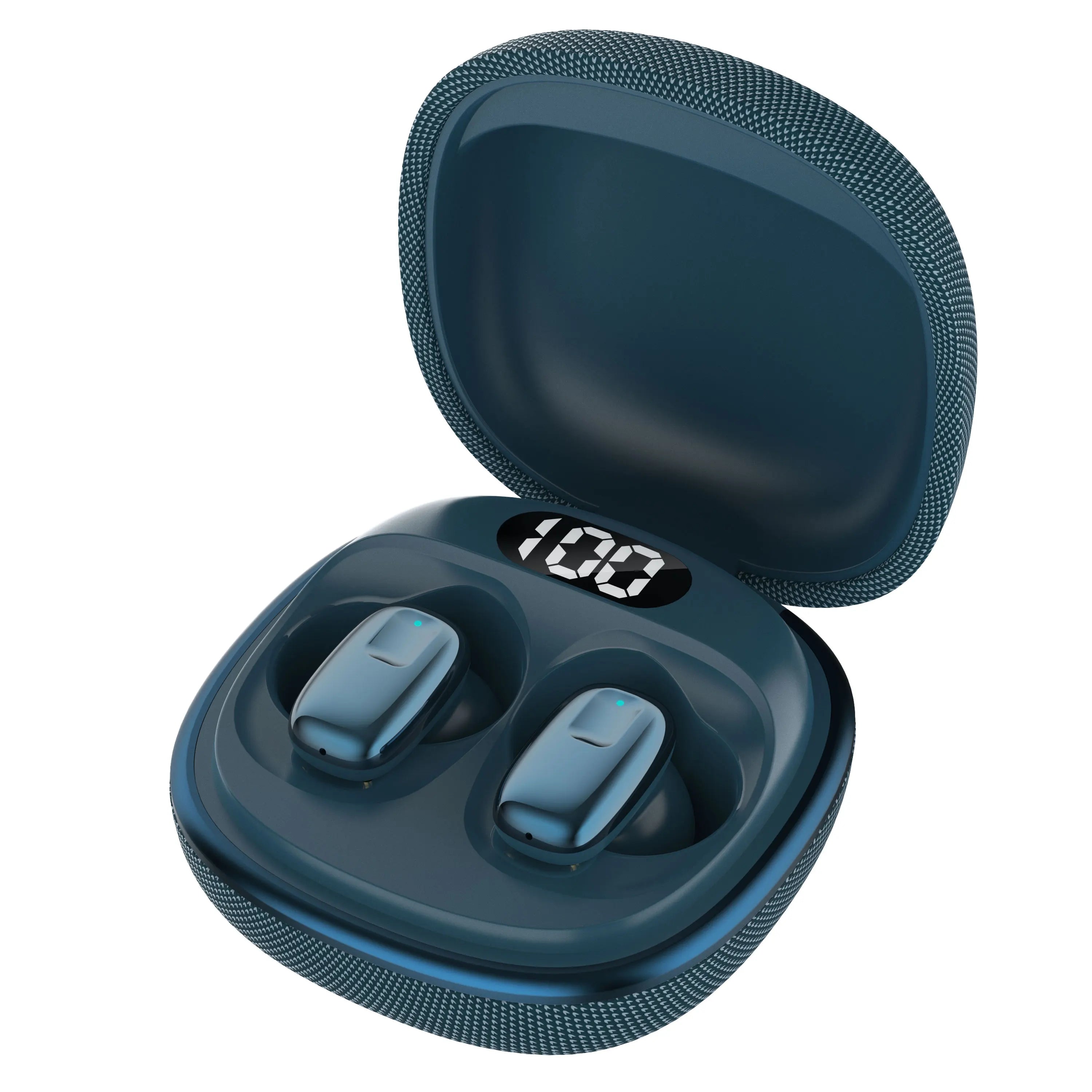 True Wireless Bluetooth Earphones with LED Power Digital Display Charging Case, HIFI Stereo Sound TWS Earbuds For iPhone Xiaomi