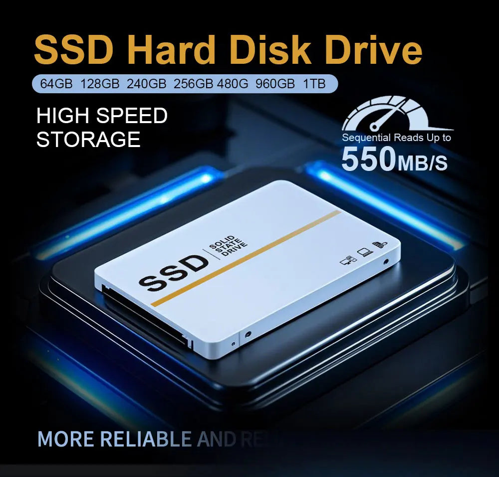 120GB/128GB SSD 512GB 64GB 2.5 SATA 3 PC Desktop Hard Disk 120GB 128GB 240GB HDD Internal SATA3 Solid State Drive For Laptop