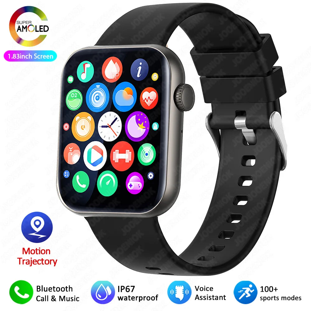 Bluetooth Call Smart Watch Women Health Monitor Watch Customizable Dial Fitness Sports Waterproof Watch Men Android IOS 2025 New