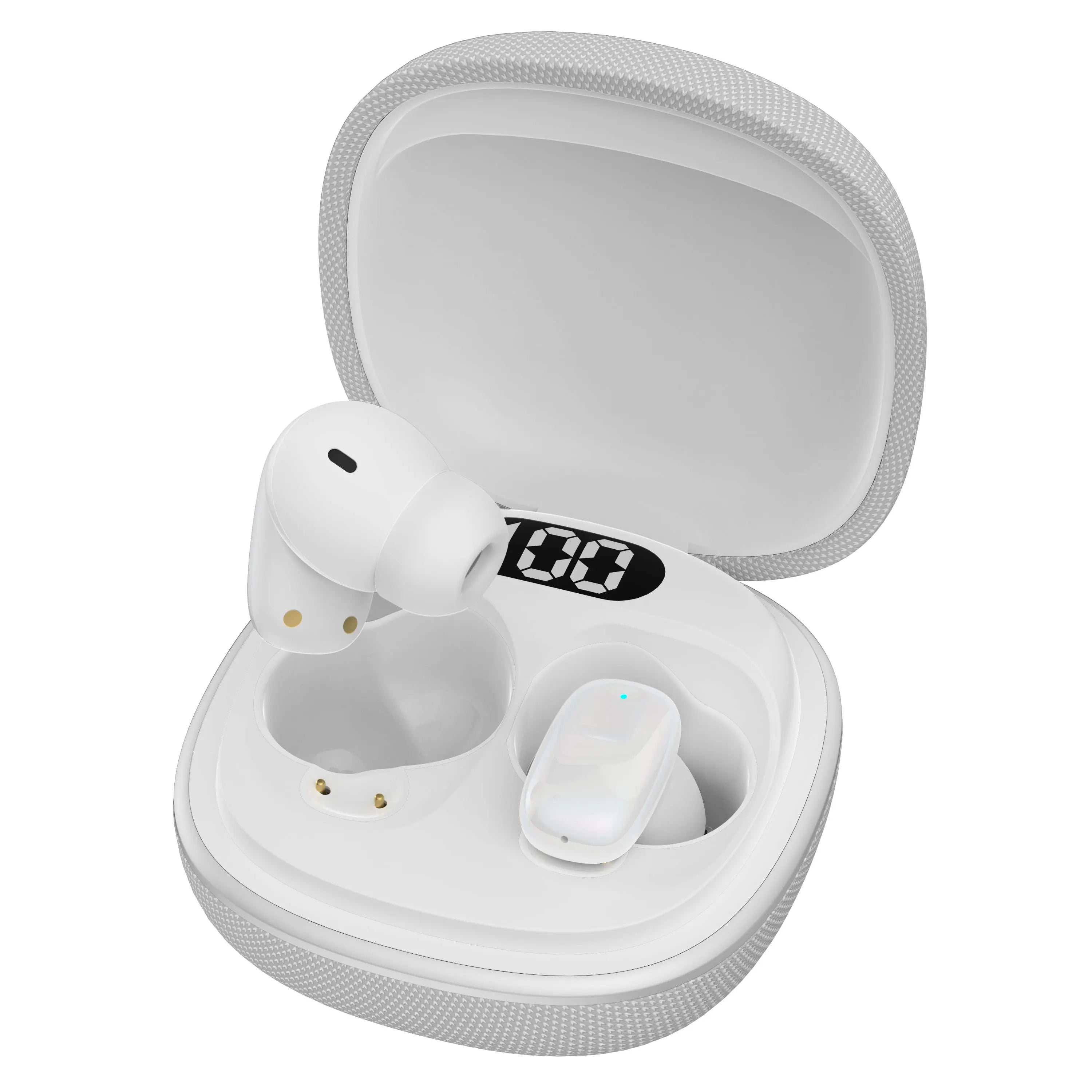 True Wireless Bluetooth Earphones with LED Power Digital Display Charging Case, HIFI Stereo Sound TWS Earbuds For iPhone Xiaomi